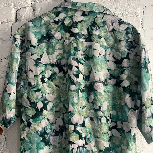 DRIES VAN NOTEN Floral Short Sleeve Shirt XS/S - Picture 5 of 7